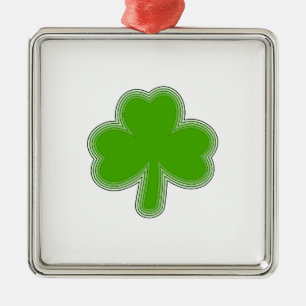 Saint patrick Shamrock Teckning Julgransprydnad Metall