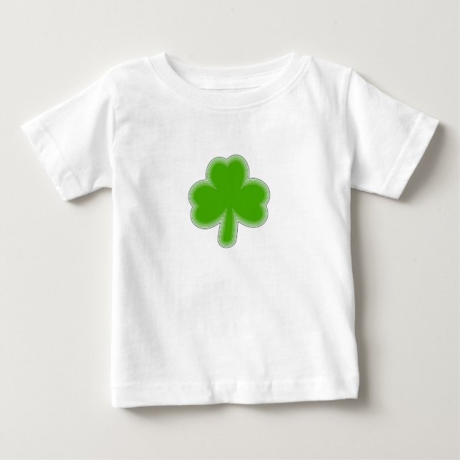 Saint patrick Shamrock Teckning Tee (Framsida)