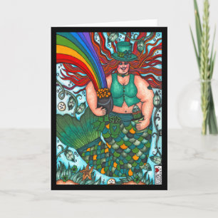 Saint patrick Sjöjungfru Card Kort