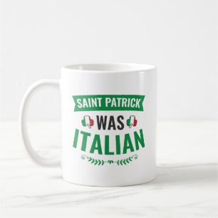 Saint patrick var italienskt St patricks day Kaffemugg