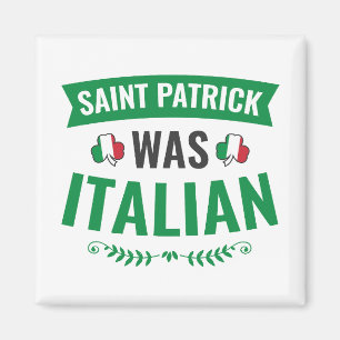 Saint patrick var italienskt St patricks day Magnet