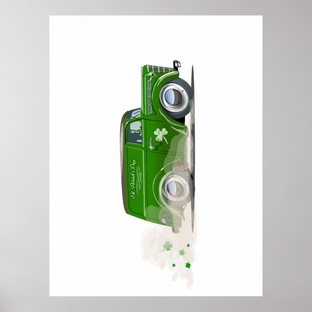  Saint Patrick vintage Cartoon van Poster (Framsidan)