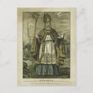 Saint patrick vykort