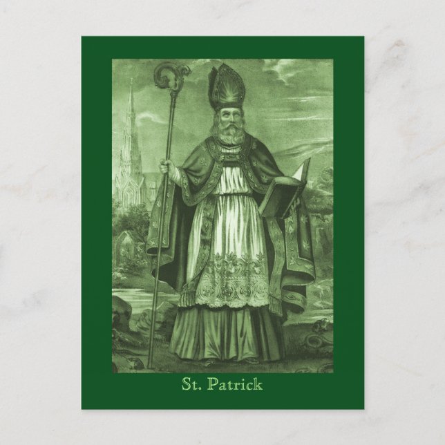 Saint patrick vykort (Framsida)