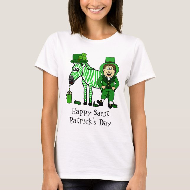 Saint patrickdagskjorta tee (Framsida)