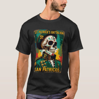 Saint Patricks Battalion San Patricio Skeleton T Shirt