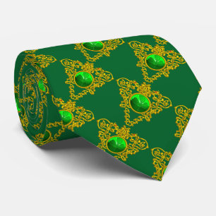 SAINT PATRICK'S CELTIC HEART WITH GREEN SHAMROCK SLIPS