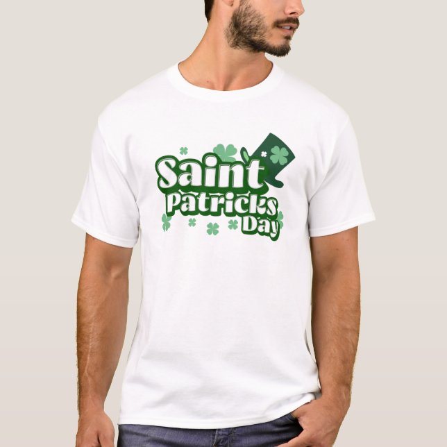 Saint Patricks dag  T Shirt (Framsida)