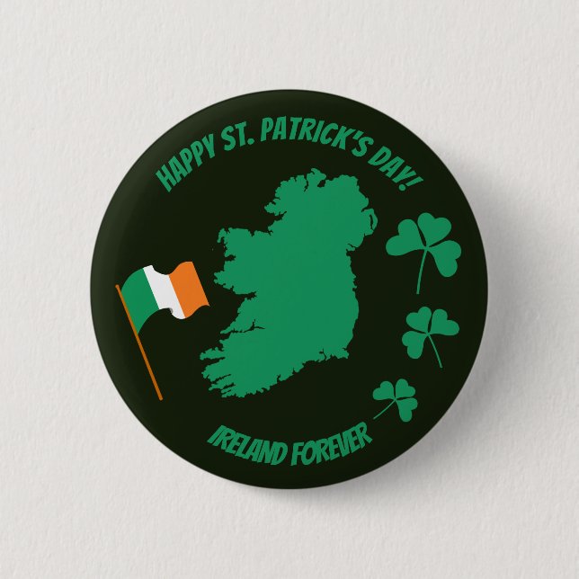 Saint patrick's day All Ireland Forever Knapp (Framsida)