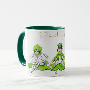 Saint patrick's day Barn, Vintage Mugg