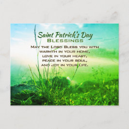 Saint patrick's day Blessings, irländsk bön Vykort