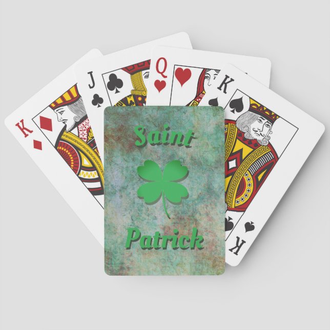 Saint patrick's day casinokort (Baksidan)