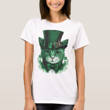 Saint patrick's day cat