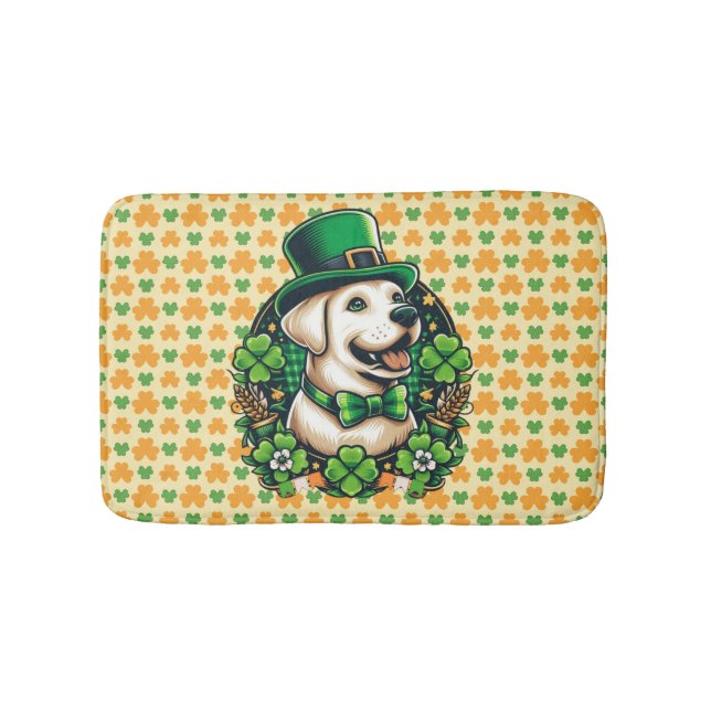Saint patrick's day Cute Hund Badrumsmatta (Framsidan)