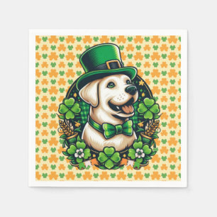 Saint patrick's day Cute Hund Pappersservett