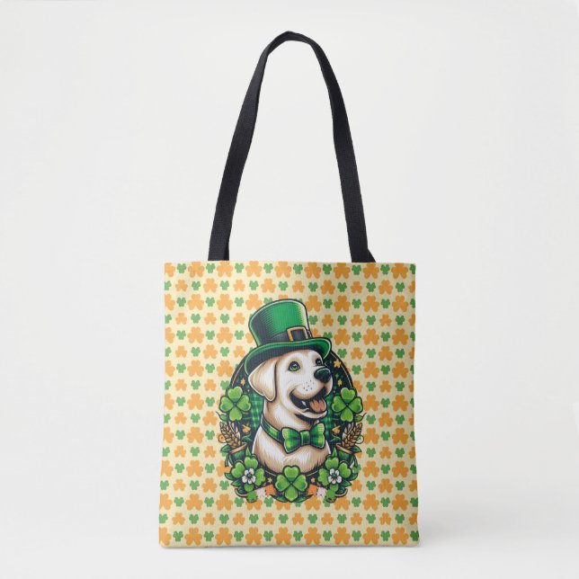 Saint patrick's day Cute Hund Tygkasse (Framsida)