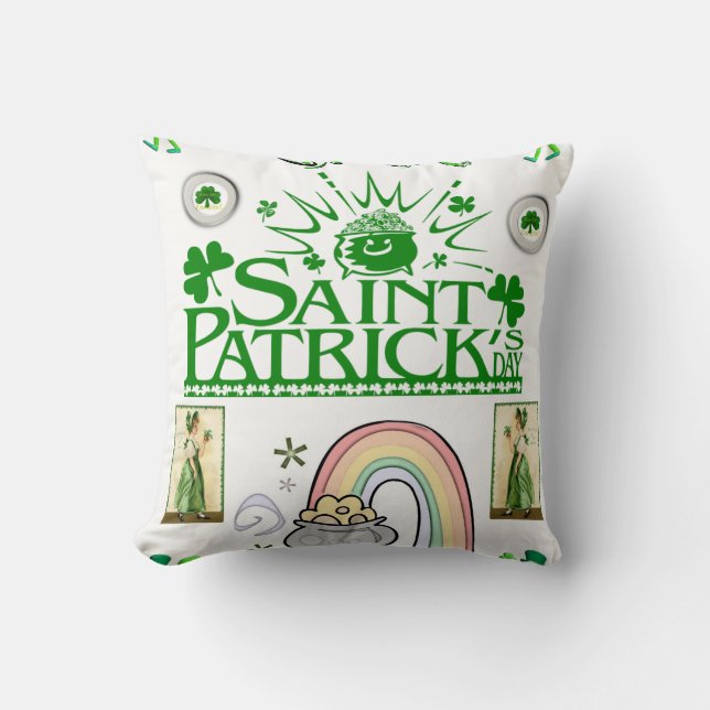 Saint patrick's day Dekorativ kudde (Framsida)