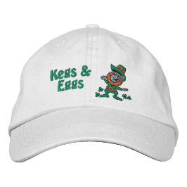 Saint Patricks Day-fatburs- och äggmössa Broderad Keps