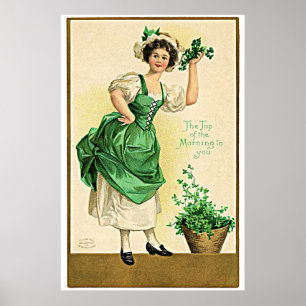 Saint patrick's day firande poster