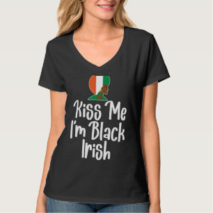 Saint patrick's day Funny Graphic Quote Black Iris T Shirt