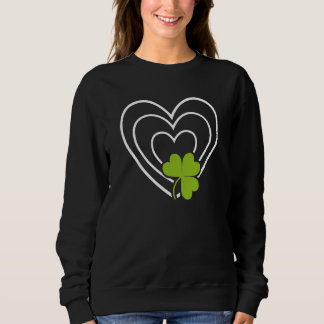 Saint Patrick's Day Green Heart Lucky Charm Paddy' T Shirt