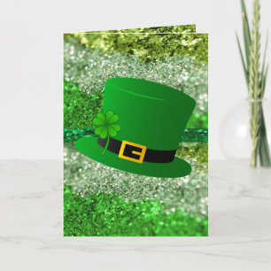 Saint patrick's day-hälsningskort kort