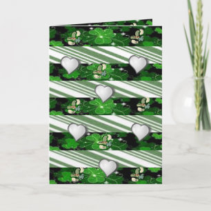 Saint patrick's day-hälsningskort kort