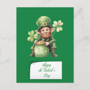 Saint patrick's day helg vykort
