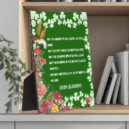Saint patrick's day Irish Blating Blommigt Shamroc