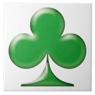 Saint patrick's day Irish Grönt Klöver Shamrock Kakelplatta
