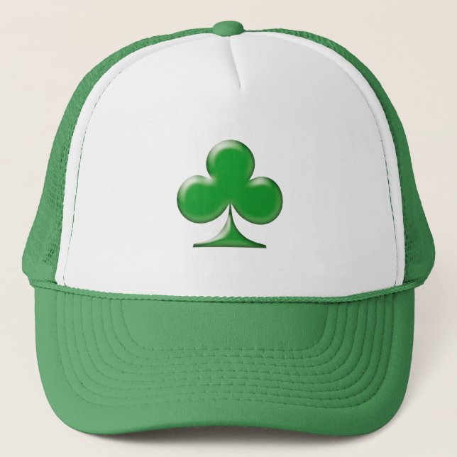 Saint patrick's day Irish Grönt Klöver Shamrock Keps (Framsida)