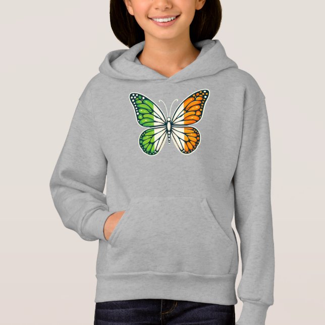Saint Patrick's Day irländsk fjäril T Shirt (Framsida)