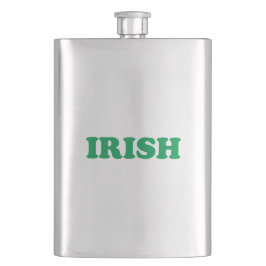 Saint Patrick's Day irländska gröna bokstäver Fickplunta
