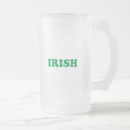 Saint patrick's day Irländska Grönten brev Frostat Ölglas