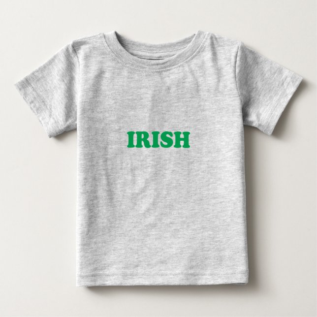 Saint patrick's day Irländska Grönten brev T Shirt (Framsida)