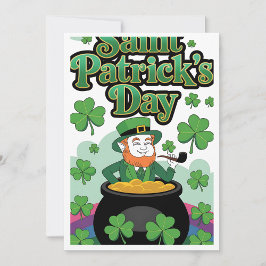 Saint Patrick's Day Julkort 