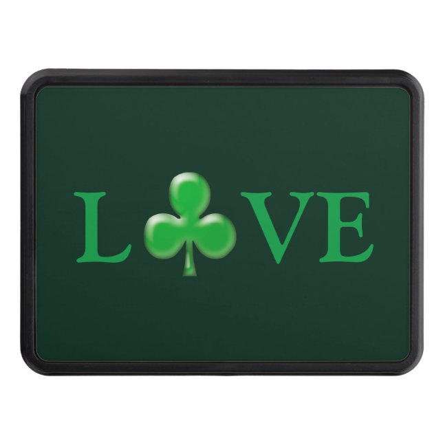 Saint patrick's day Kärlek Grönt Klöver Shamrock Dragkroksskydd (Framsidan)