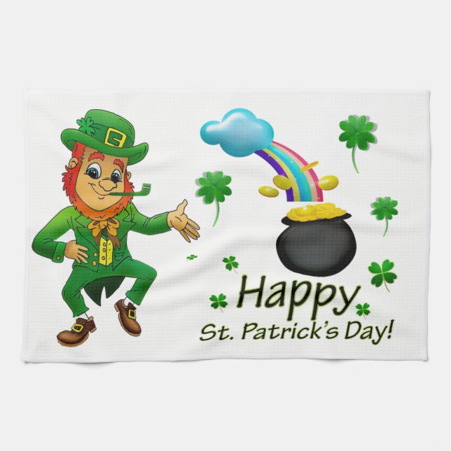 Saint patrick's day Kitchen Hand Towel Kökshandduk (Horisontell)