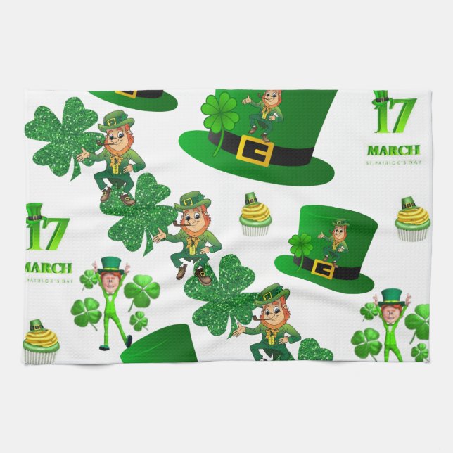 Saint patrick's day Kitchen Hand Towel Kökshandduk (Horisontell)