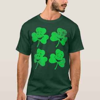 Saint Patricks Day Klöver Four Löv Shamrock Lucky T Shirt