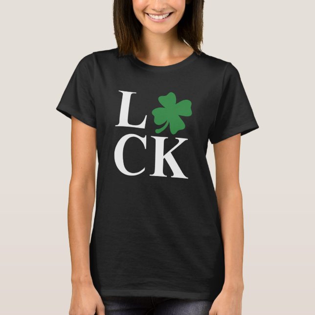 Saint Patrick's Day Luck o' the Irish Paddy's Day  T Shirt (Framsida)