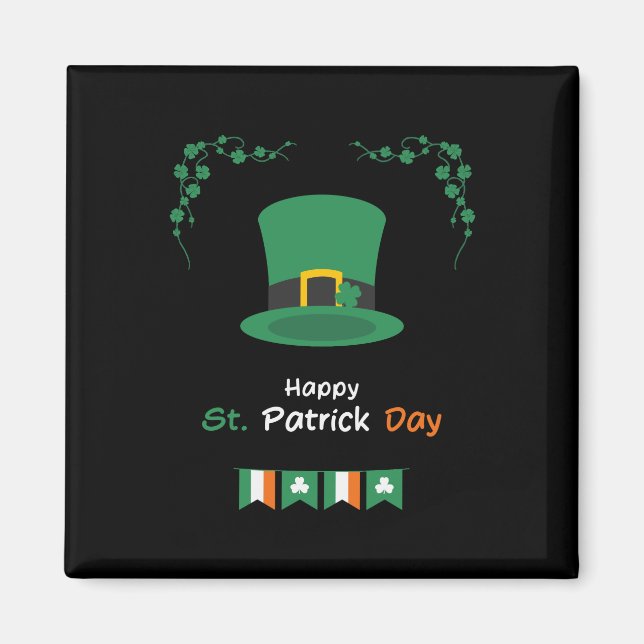 Saint Patricks Day Lucky Irish - Funny Lucky Irish Magnet (Framsidan)
