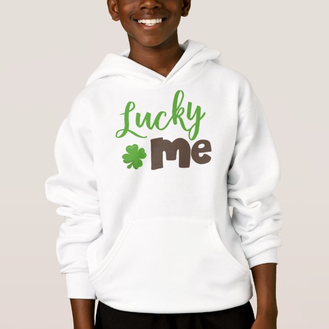 Saint patrick's day, Lucky Klöver, Lucky Me T Shirt (Framsida)