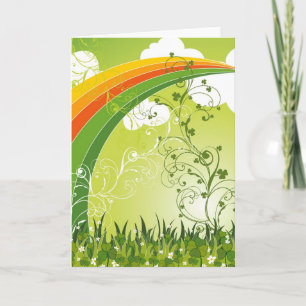 Saint patrick's day Lucky Klöver Shamrock Irish Kort