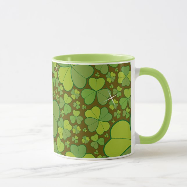 Saint patrick's day Lucky Klöver Shamrock Irish Mugg (Höger)