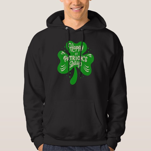 Saint patrick's day Lycklig Irish Shenanigans Coor Hoodie (Framsida)