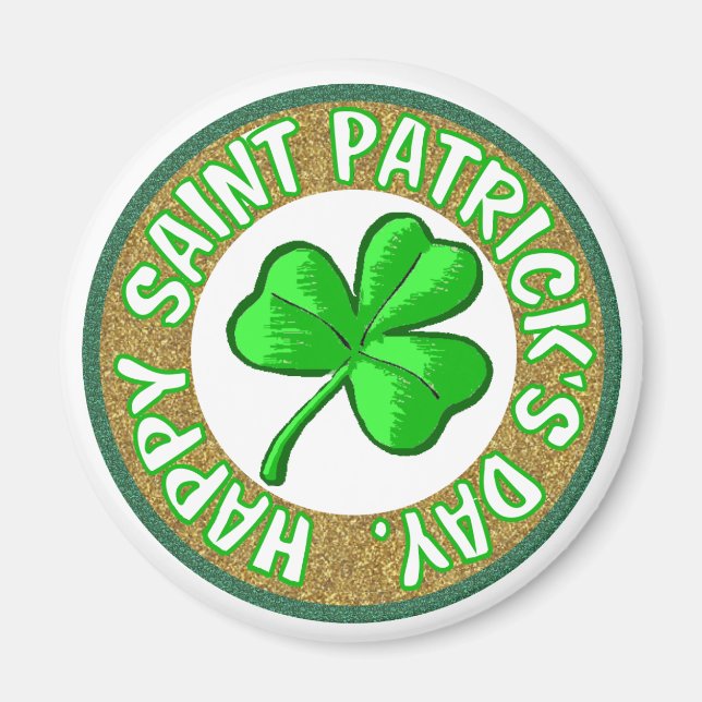 Saint Patricks Day Magnet. Magnet (Framsidan)