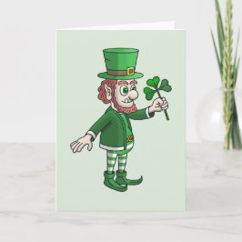 Saint Patrick's Day med Leprechaun Kort