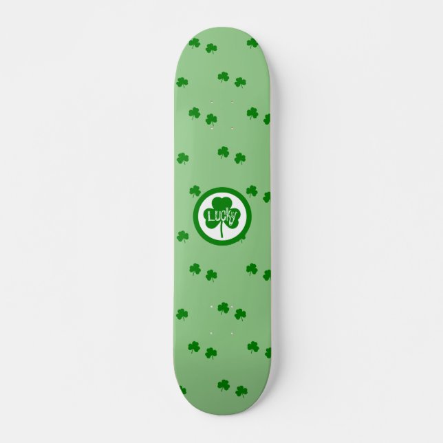 Saint patrick's day mini skateboard bräda 18,5 cm (Framsida)