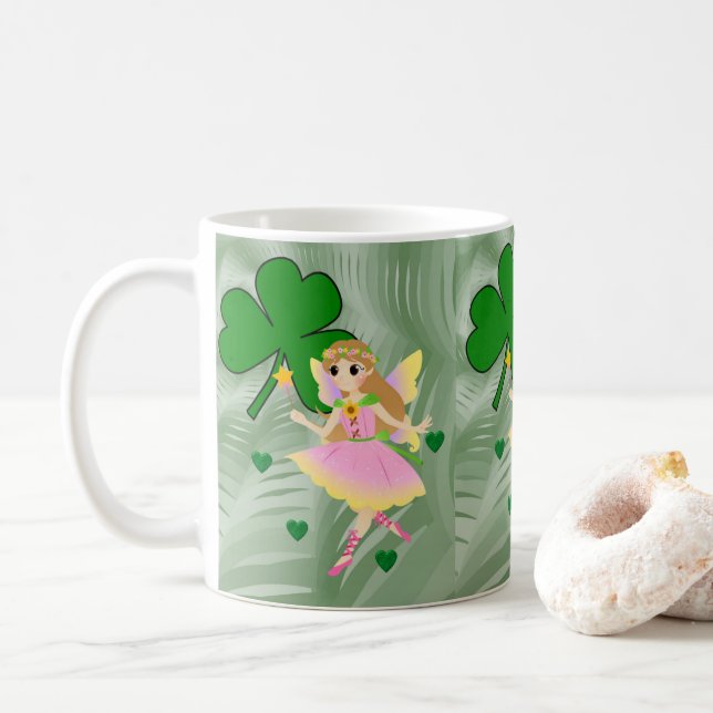 Saint patrick's day Mugg Fairy (Med munk)
